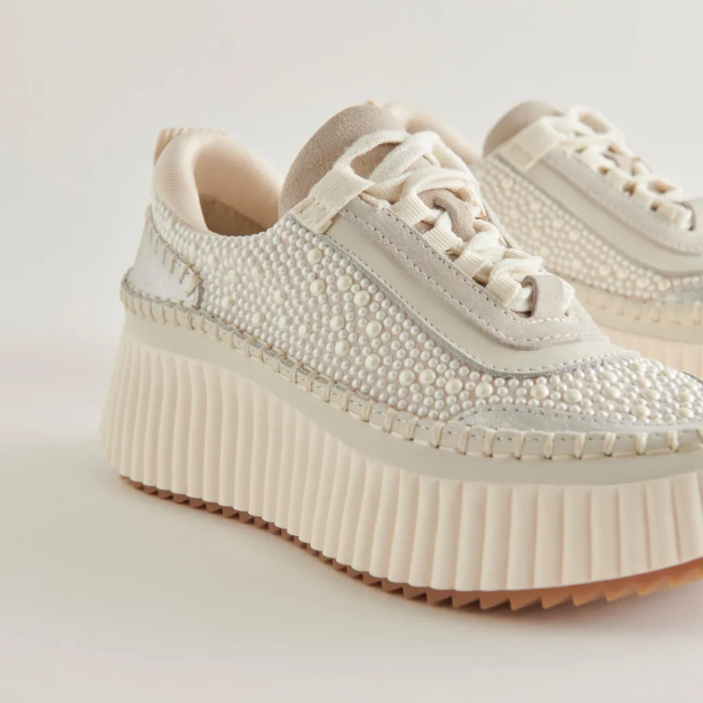 DOLCE VITA Sneakers*Dolen Pearl Sneakers Vanilla Pearls