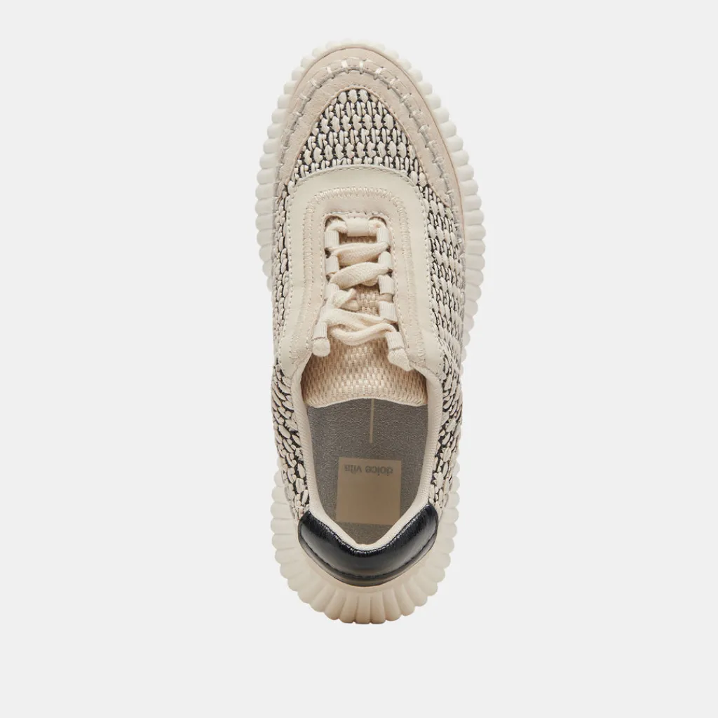 DOLCE VITA Sneakers*Dolen Sneakers Black Natural Raffia