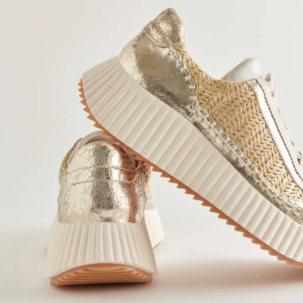 DOLCE VITA Sneakers*Dolen Sneakers Gold Knit
