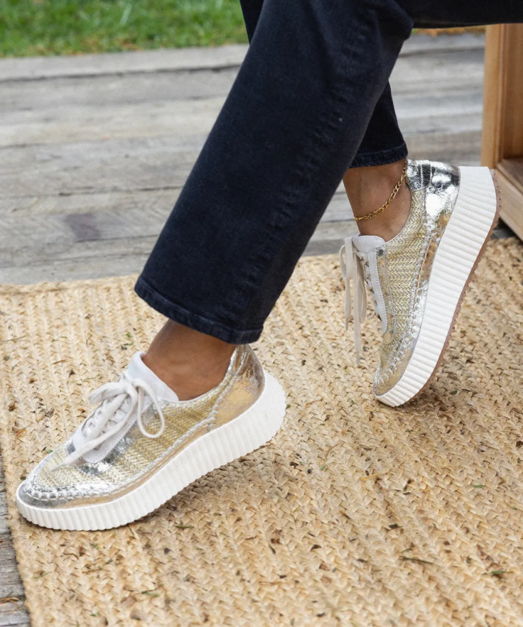 DOLCE VITA Sneakers*Dolen Sneakers Gold Knit