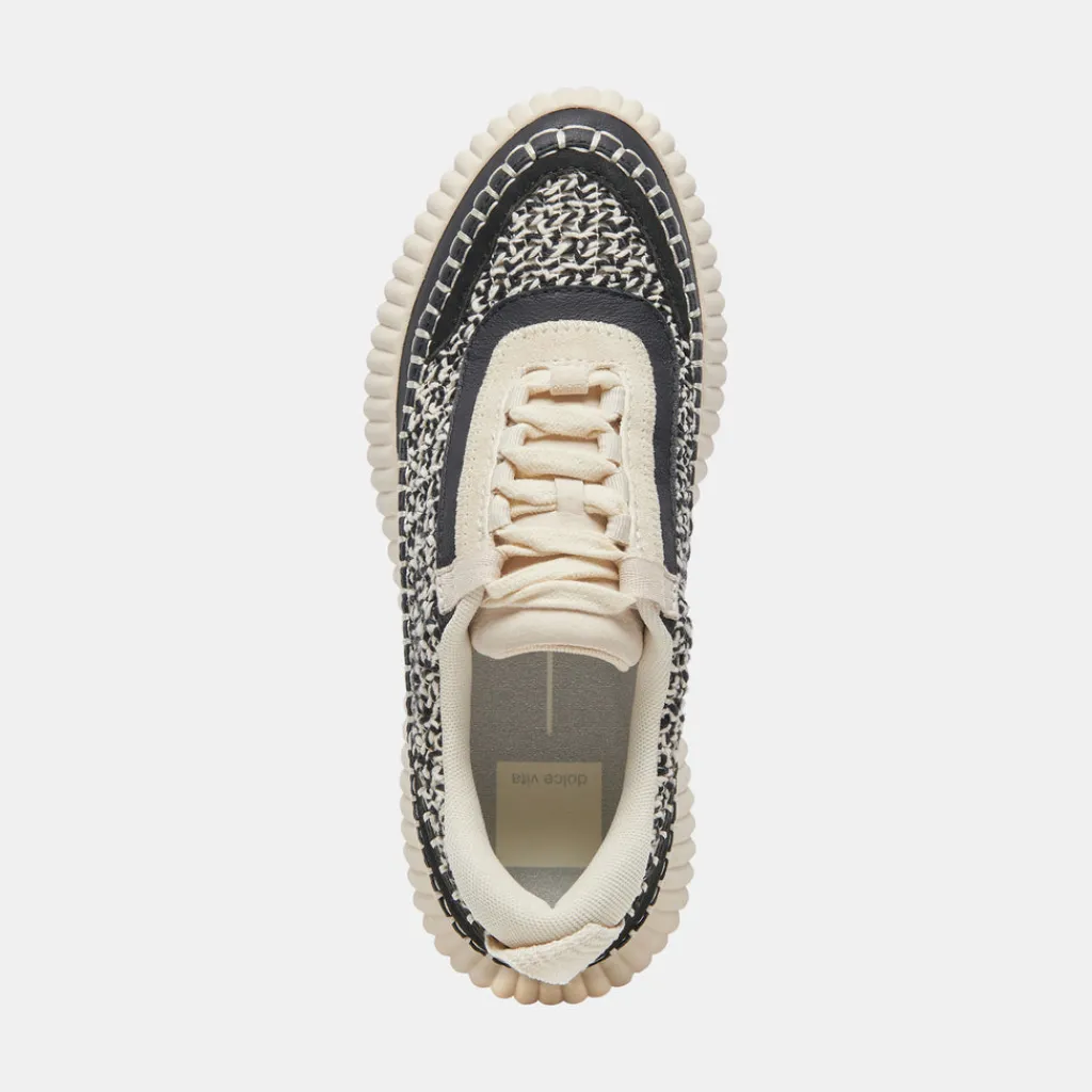 DOLCE VITA Sneakers*Dolen Sneakers White Black Woven
