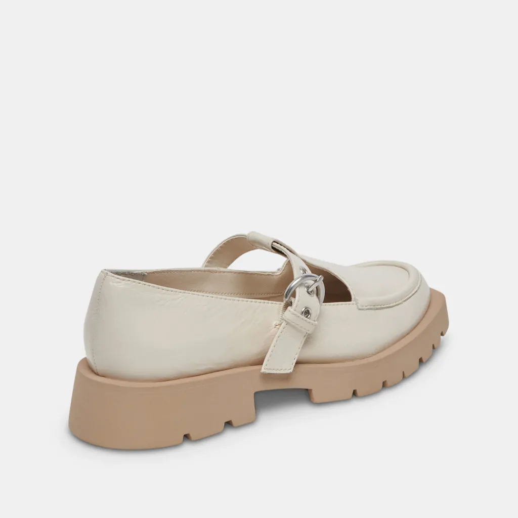 DOLCE VITA Flats & Loafers*Ebbie Flats Ivory Patent Leather