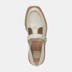 DOLCE VITA Flats & Loafers*Ebbie Flats Ivory Patent Leather