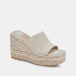 DOLCE VITA Wedges*Elaria Wedges Ivory Leather