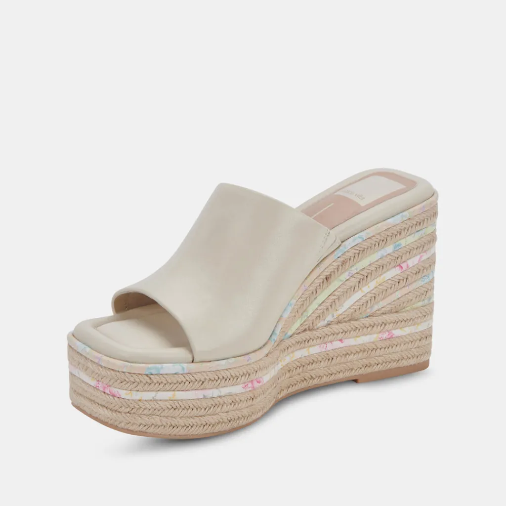 DOLCE VITA Wedges*Elaria Wedges Ivory Leather