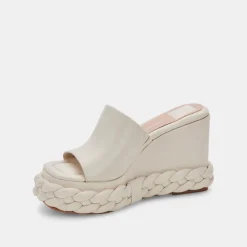 DOLCE VITA Wedges*Elene Wedges Ivory Leather