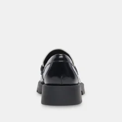 DOLCE VITA Flats & Loafers*Elias Flats Black White Crinkle Patent