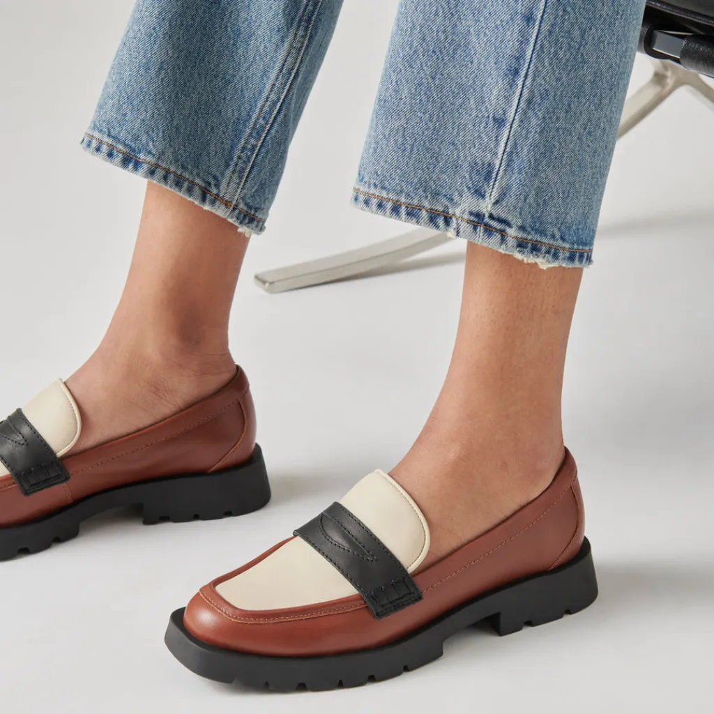 DOLCE VITA Flats & Loafers*Elias Flats Brown Black Leather