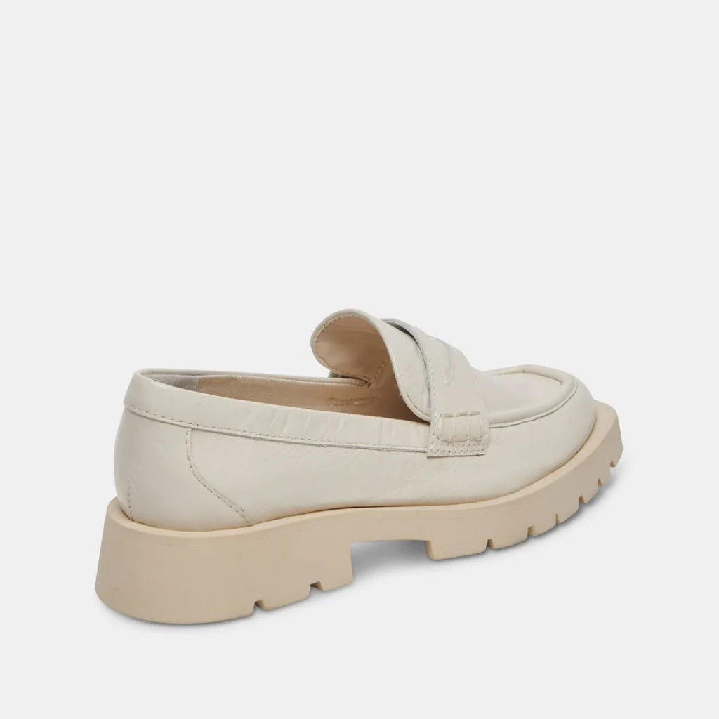 DOLCE VITA Flats & Loafers*Elias Flats Off White Crinkle Patent