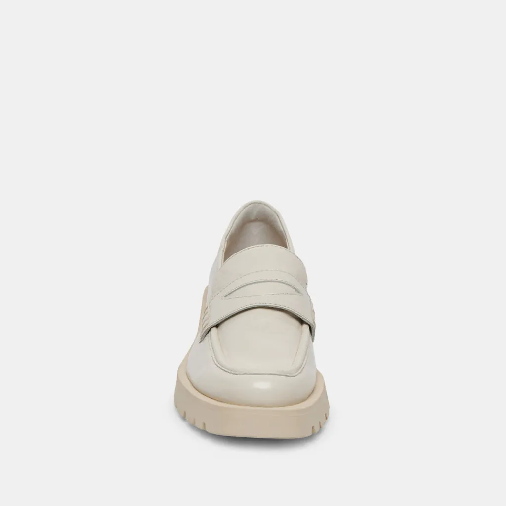 DOLCE VITA Flats & Loafers*Elias Flats Off White Crinkle Patent