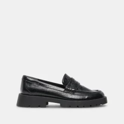DOLCE VITA Flats & Loafers*Elias Flats Onyx Crinkle Patent