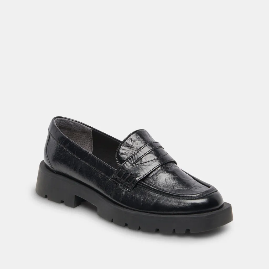 DOLCE VITA Flats & Loafers*Elias Flats Onyx Crinkle Patent