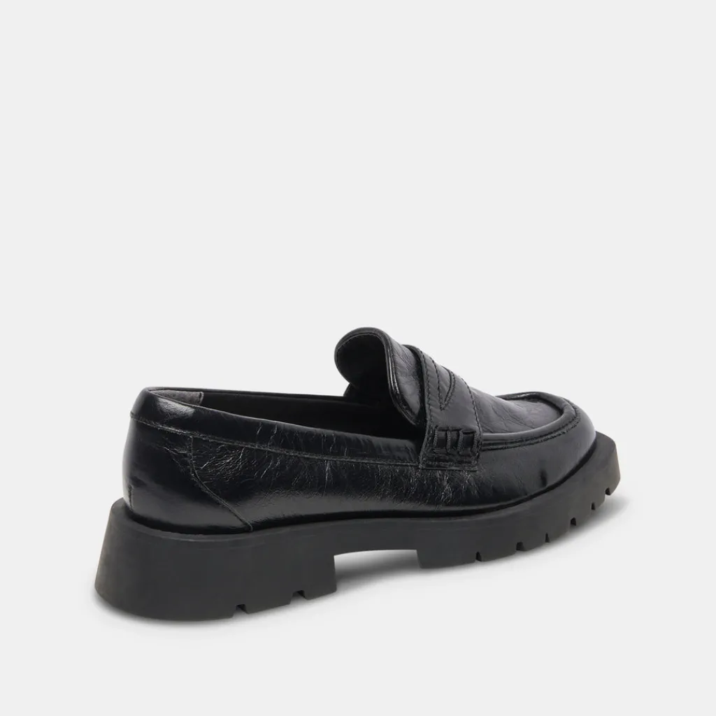 DOLCE VITA Flats & Loafers*Elias Flats Onyx Crinkle Patent