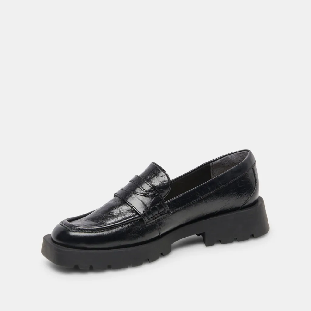 DOLCE VITA Flats & Loafers*Elias Flats Onyx Crinkle Patent
