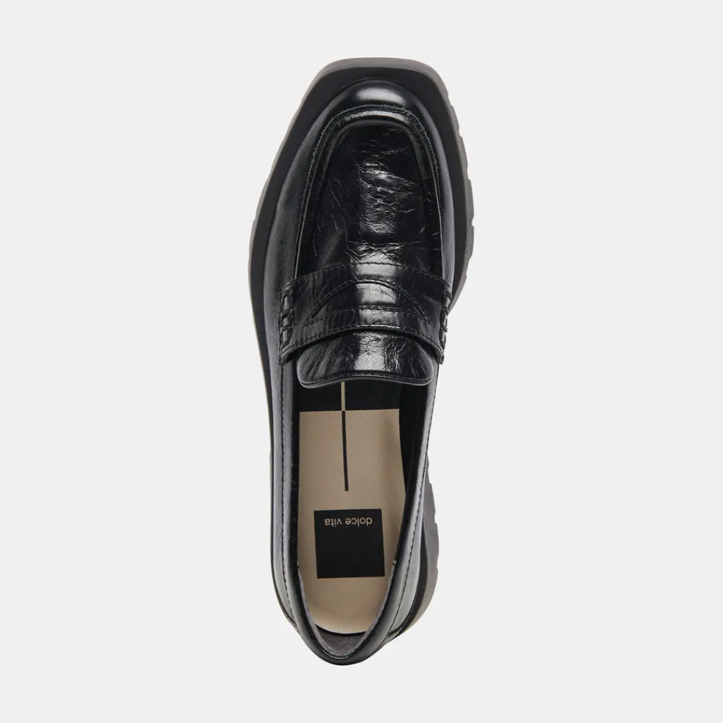 DOLCE VITA Flats & Loafers*Elias Flats Onyx Crinkle Patent