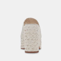 DOLCE VITA Wedges*Elora Heels Off White Raffia