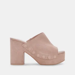 DOLCE VITA Wedges*Emol Heels Blush Suede