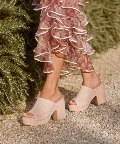 DOLCE VITA Wedges*Emol Heels Blush Suede