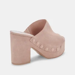 DOLCE VITA Wedges*Emol Heels Blush Suede