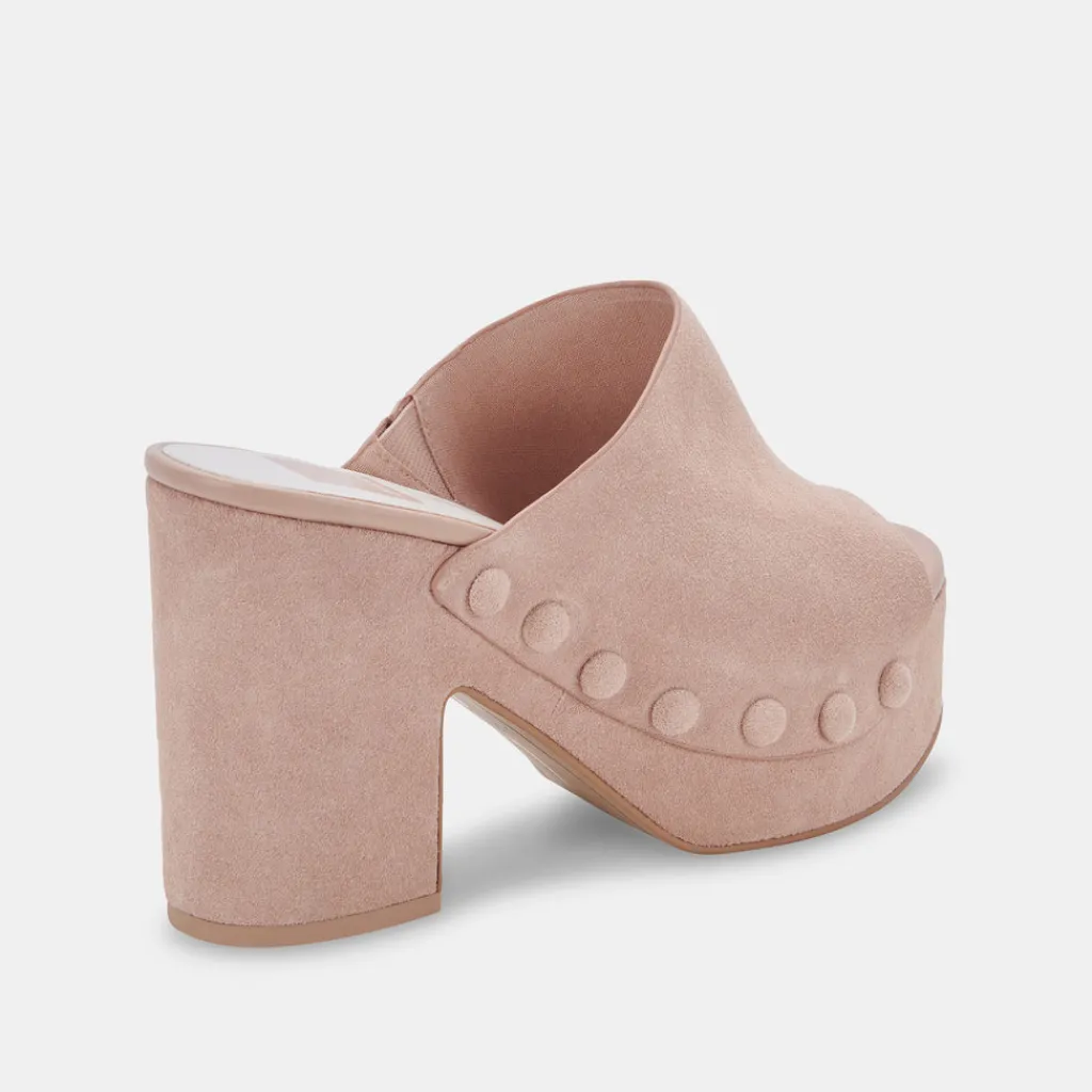 DOLCE VITA Wedges*Emol Heels Blush Suede