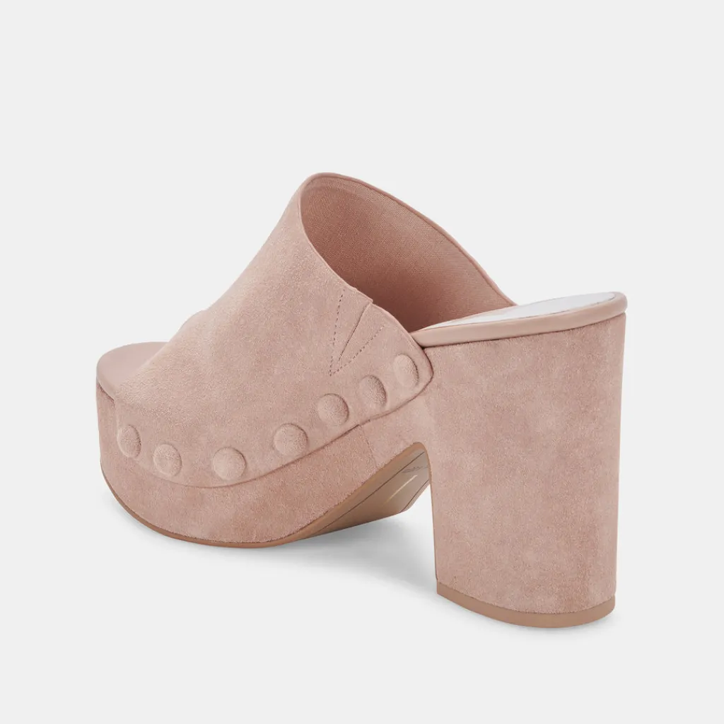 DOLCE VITA Wedges*Emol Heels Blush Suede