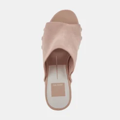 DOLCE VITA Wedges*Emol Heels Blush Suede
