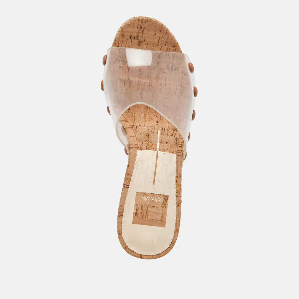 DOLCE VITA Mules & Clogs*Emol Heels Crystal Vinyl