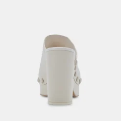 DOLCE VITA Wedges*Emol Heels Ivory Leather