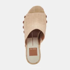 DOLCE VITA Wedges*Emol Heels Lt Natural Raffia