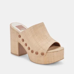 DOLCE VITA Wedges*Emol Heels Lt Natural Raffia
