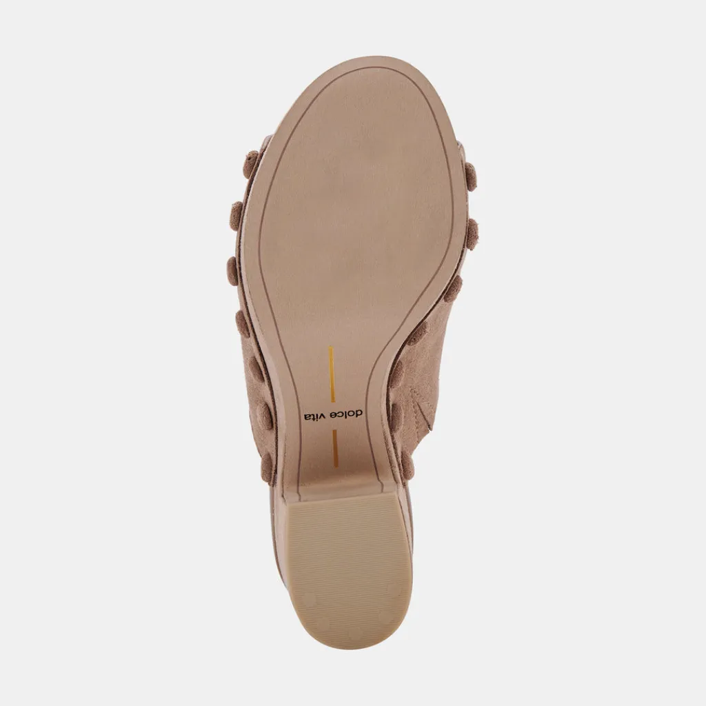 DOLCE VITA Wedges*Emol Heels Mushroom Suede