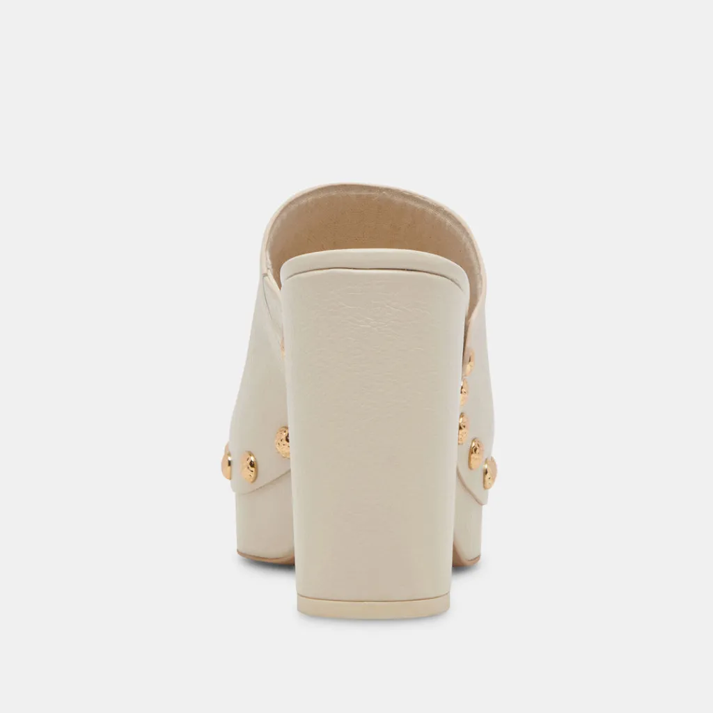 DOLCE VITA Mules & Clogs*Emol Heels Off White Leather
