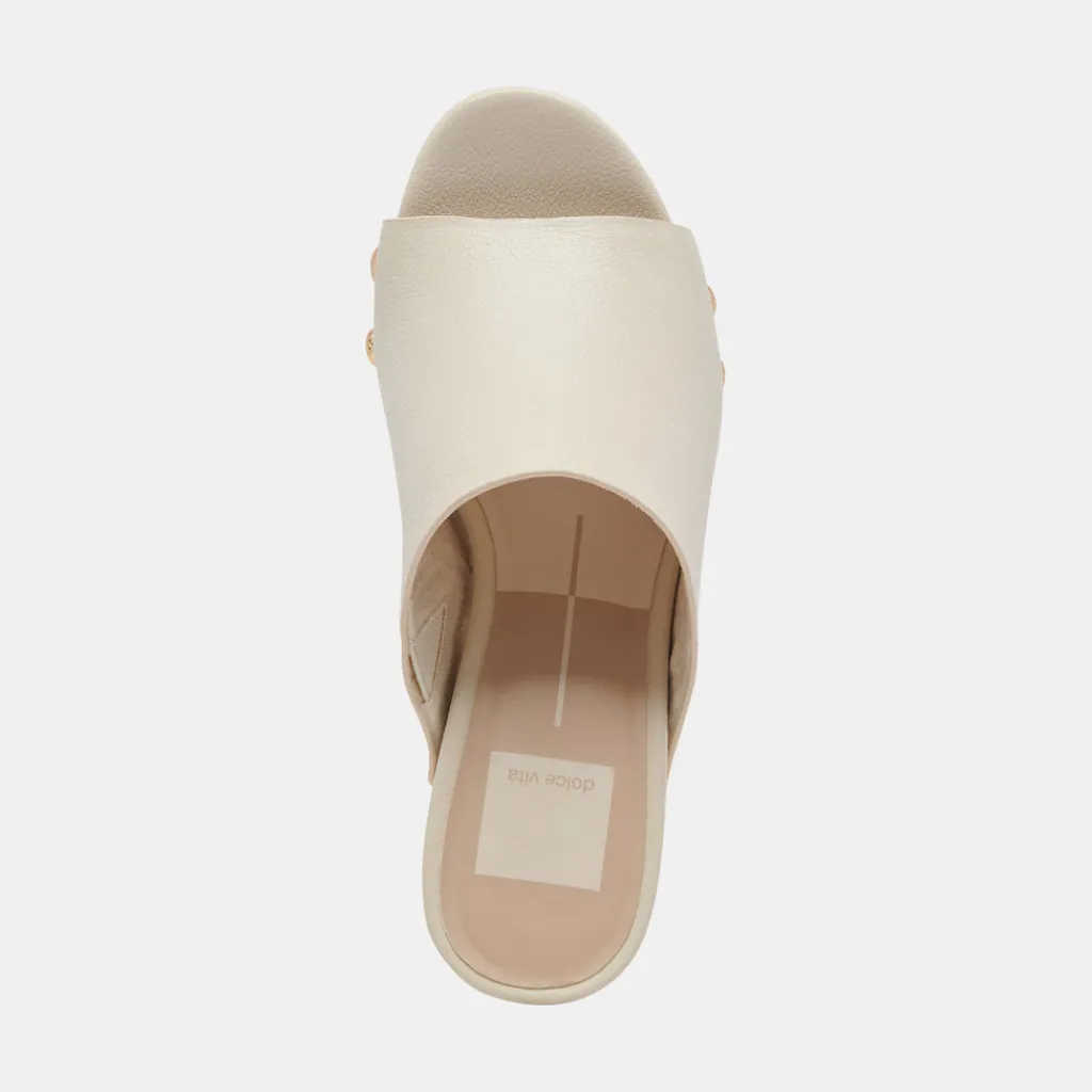 DOLCE VITA Mules & Clogs*Emol Heels Off White Leather