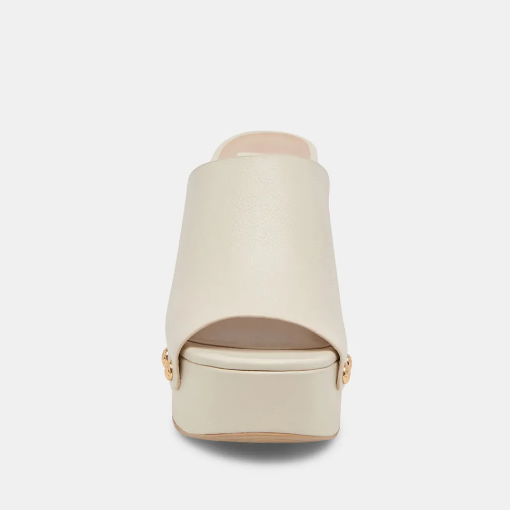 DOLCE VITA Mules & Clogs*Emol Heels Off White Leather