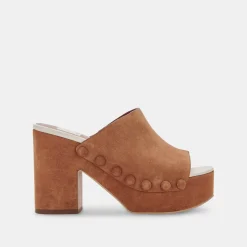 DOLCE VITA Wedges*Emol Heels Pecan Suede