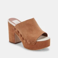 DOLCE VITA Wedges*Emol Heels Pecan Suede