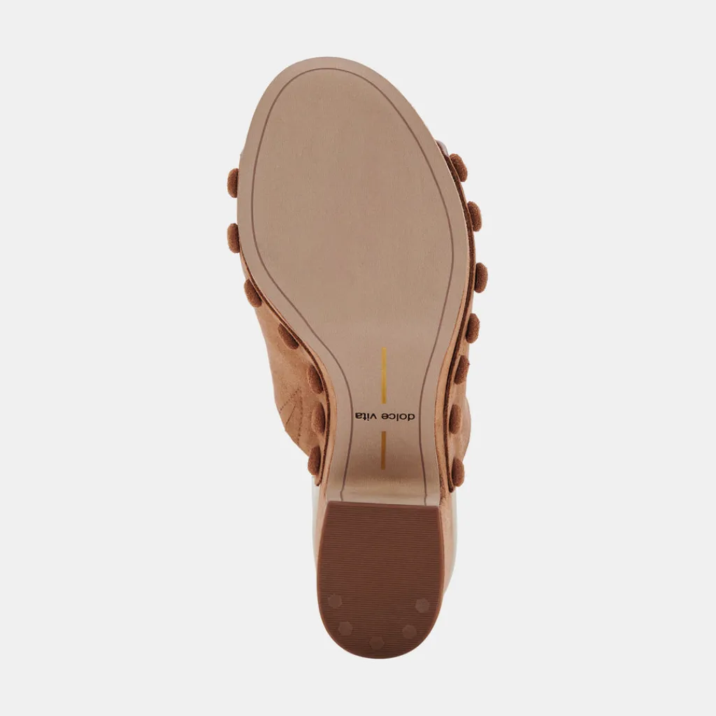 DOLCE VITA Wedges*Emol Heels Pecan Suede