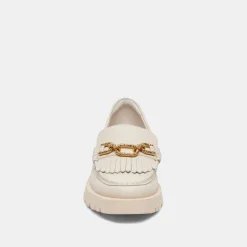 DOLCE VITA Flats & Loafers*Erna Wide Flats Ivory Leather