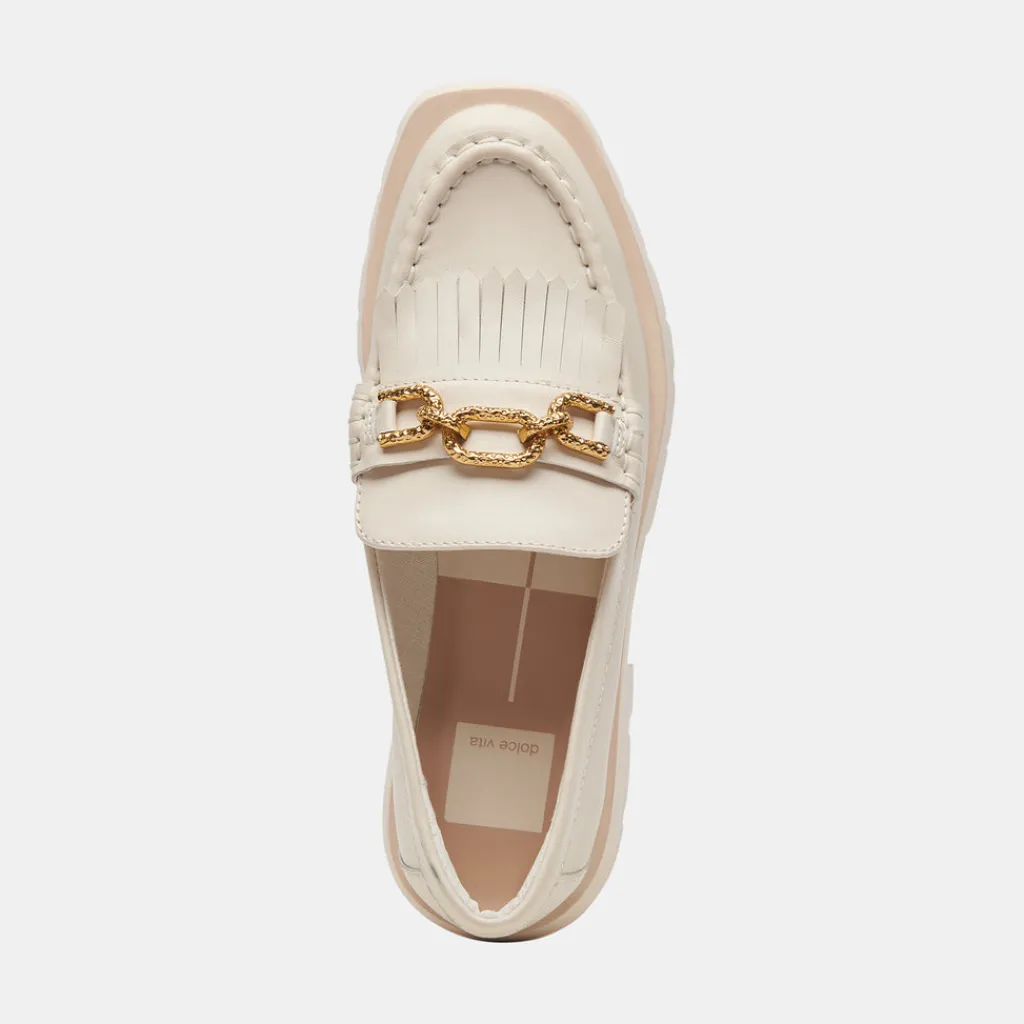 DOLCE VITA Flats & Loafers*Erna Wide Flats Ivory Leather