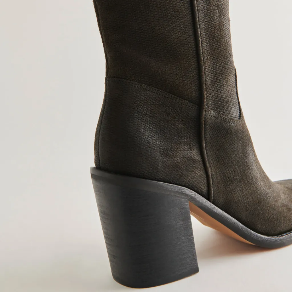 DOLCE VITA Boots & Booties*Falon Boots Espresso Distressed Leather