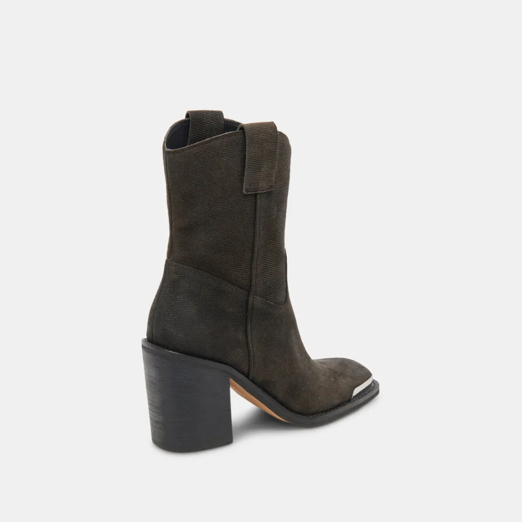DOLCE VITA Boots & Booties*Falon Boots Espresso Distressed Leather