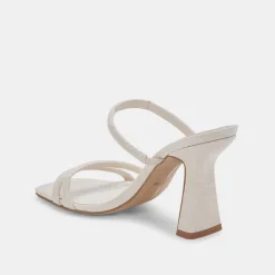 DOLCE VITA Heels*Fort Heels Ivory Embossed Stella