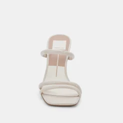 DOLCE VITA Heels*Fort Heels Ivory Embossed Stella
