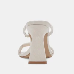 DOLCE VITA Heels*Fort Heels Ivory Embossed Stella