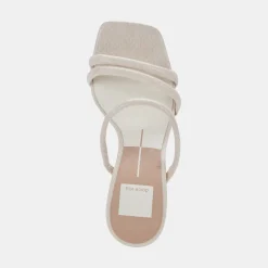 DOLCE VITA Heels*Fort Heels Ivory Embossed Stella