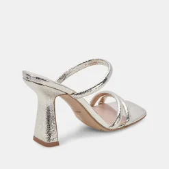 DOLCE VITA Heels*Fort Heels Light Gold Crackled Stella