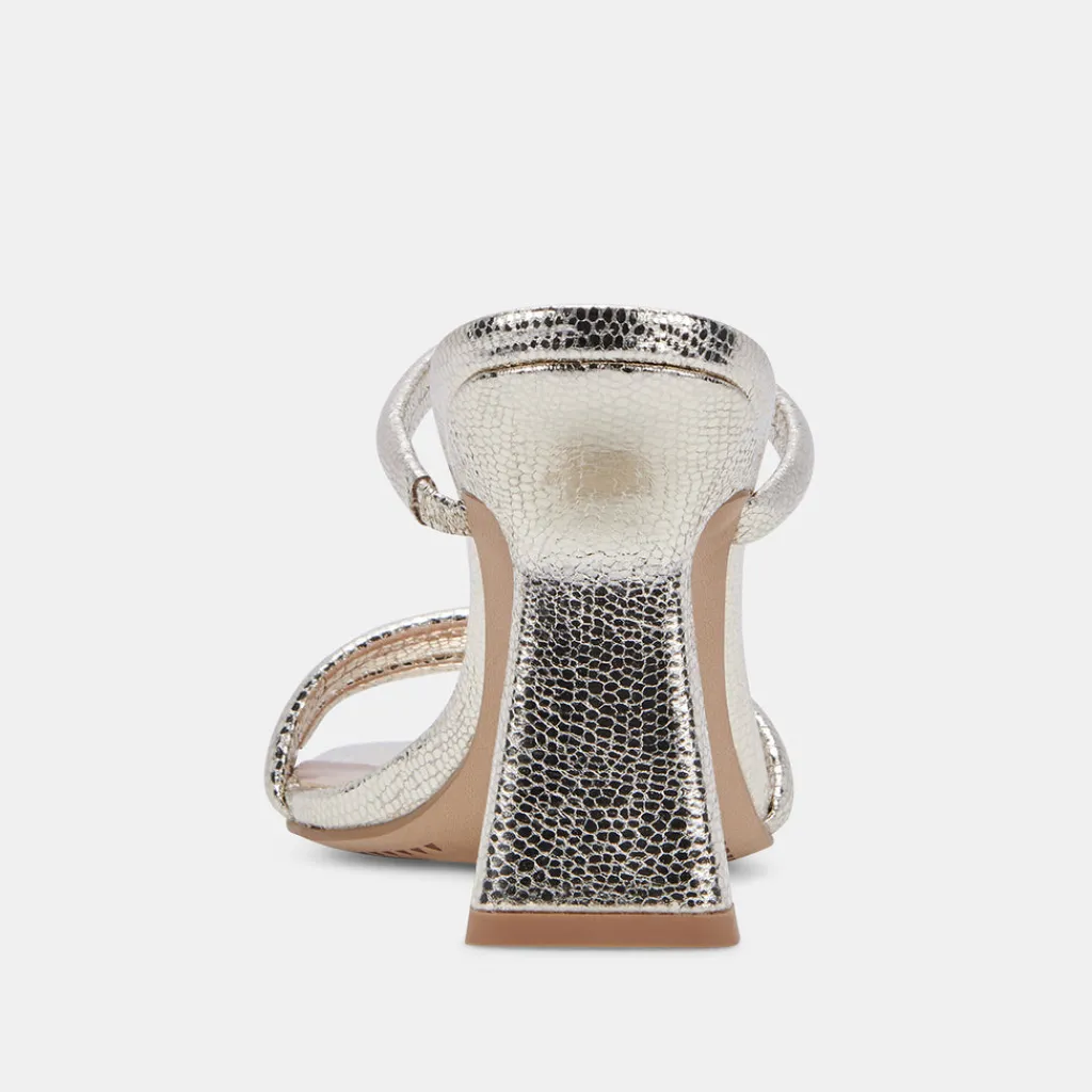 DOLCE VITA Heels*Fort Heels Light Gold Crackled Stella