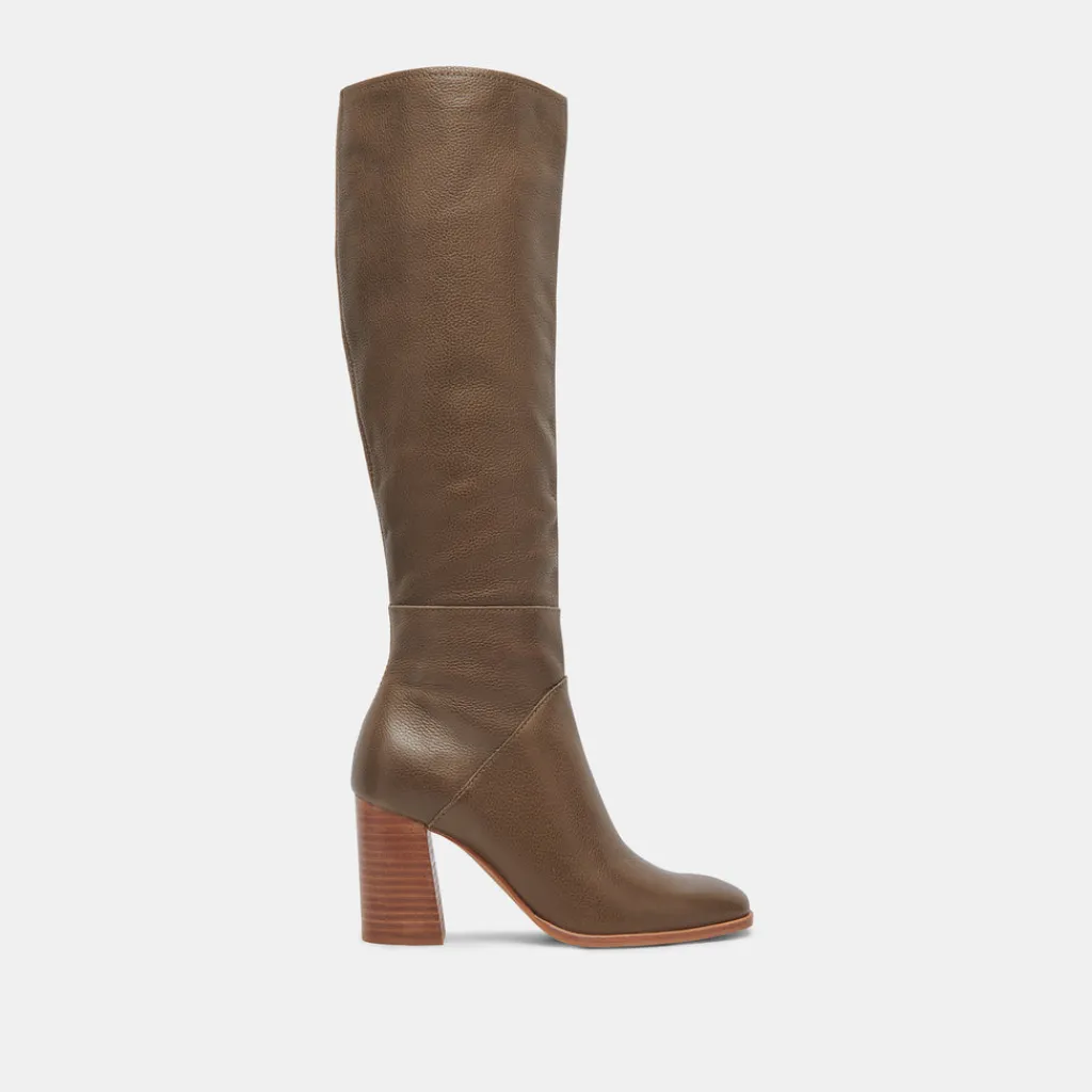 DOLCE VITA Boots & Booties*Fynn Boots Dark Olive Leather