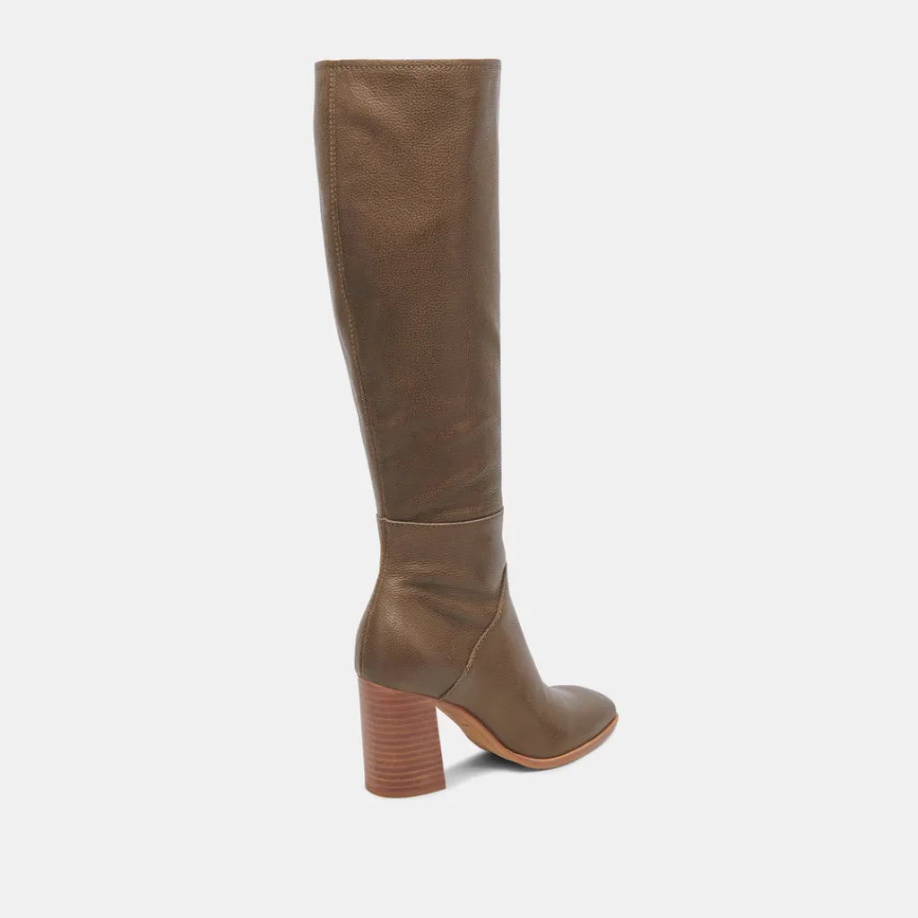 DOLCE VITA Boots & Booties*Fynn Boots Dark Olive Leather