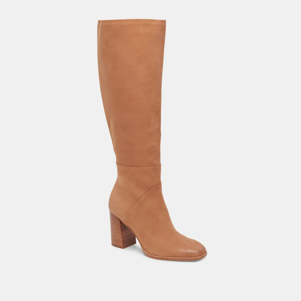 DOLCE VITA Boots & Booties*Fynn Wide Calf Boots Brown Nubuck